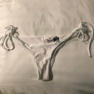 White Swimsuit Bottoms